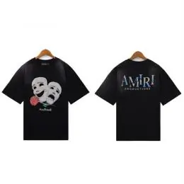 amiri t-shirt manches courtes pour unisexe s_125a1ab